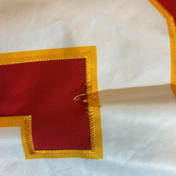 Nike Kansas City Chiefs Mahomes Red and White Football Jersey On Field - Picture 7 of 7